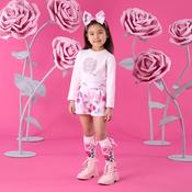 ADee Amaya £piece top, shorts and tights set image