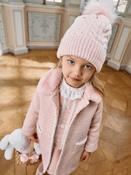 Patachou pale pink tweed coat image