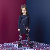 ADee Navy  dress and tights set Alyssa image