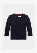 Ralph Lauren Cable crew neck navy sweater