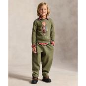 Ralph Lauren Sweatshirt Olive Green polo bear 2-12years image
