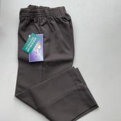 Brown full elastic school trousers image