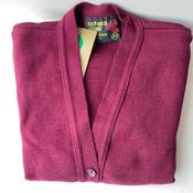 Wine non crested cardigan