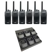 Kenwood TK-3501 Kenwood 446 Portable 6 Pack