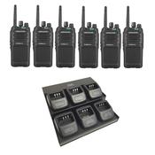 Kenwood TK-3701DE Kenwood 446 Portable 6 Pack