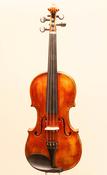 Antiqued violin image