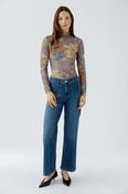 OUI PURPLE LACE BLOUSE 99102 0104 226