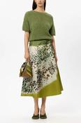 LUISA CERANO KHAKI ROUND NECK KNIT 148805 226