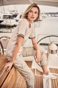 JOSEPH RIBKOFF ABSTRACT PRINT JEANS BEIGE 261959 -4221 126 image