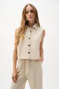 JOSEPH RIBKOFF BLOUSE NATURAL LINEN  262186-50 126 image