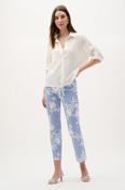 JOSEPH RIBKOFF PANT VANILLA/BLUE 262192-4473 126 image