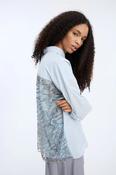 MUNTHE BLUE BEADED STRIPE SHIRT VONTARIO 226