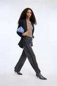 MUNTHE BLACK DENIM BARRELL LEG JEANS BOHDI 226