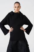 BIZE BLACK COLLAR TOP BC4070 226
