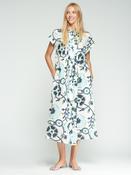 VILAGALLO BLUE S/SLV PRINT DESSS 33357 image