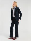 VILAGALLO NAVY VELVET TROUSERS 33864 226 image