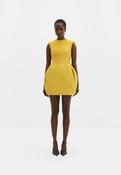 MALINA DEBRA MANGO SLEEVELESS SCULPTURAL MINI DRESS 226 image
