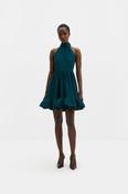 MALINA FERN TEAL HALTERNECK MINI DRESS 226 image