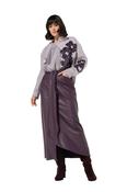 CAROLINE BISS PLUM SKIRT 4704 45 226