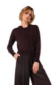 CAROLINE BISS PURPLE STUD KNIT 4297 53 226