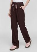 RABE BROWN SUED WIDE LEG TROUSERS 57-111150 226 image
