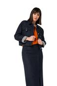 CAROLINE BISS DENIM CROPPED SHIRT 4805 23 226
