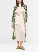 MARCCAIN GREEN PRINT BUTTON DOWN DRESS AC2146W42 126 image