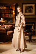 ROISIN LINNANE HALSTON LIGHT GOLD SKIRT 225 image