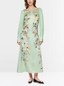 MARCCAIN MINT FLORAL PRINT DRESS BC2104W53 505 226 image