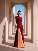 CARLA RUIZ PINK LONG DRESS 53044 226 image
