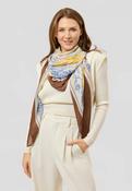 CODELLO BEIGE PRINT SCARF 62T0013 226 image