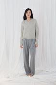 TWNS GREY ZIP-UP BOMBER CARDIGAN MAEVANE 226