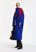 ESSENTIEL ANTWERP BLUE KELP DOUBLE FACE COAT 226