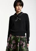 ESSENTIEL ANTWERP GREY KASA PULLOVER WITH BEADS 226 image
