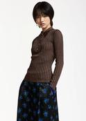 ESSENTIEL ANTWERP WINE KARAN FITTED POLO 226