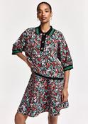 ESSENTIEL ANTWERP BLACK KARTOS KNITTED JACQUARD POLO 226 image