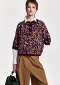ESSENTIEL ANTWERP WINE KARTOS KNITTED JACQUARD POLO 226 image