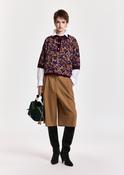 ESSENTIEL ANTWERP BEIGE KREME WIDE LEG BERMUDAS 226 image