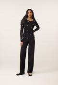 FABIENNE CHAPOT BLACK JUNE JERSEY TROUSERS CLTTRS36AW269001 226