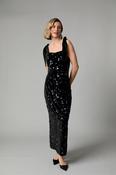 FEE G BLACK VICTORIA LONG BEADED DRESS 861G/161 226 image