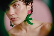 CAPULET &amp; MONTAGUE MARITNE BIRDS GREEN EARRINGS 225 image