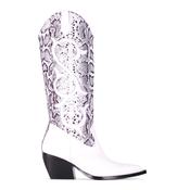 TERRY DE HAVILLAND COWBOY WHITE FAUX SNAKE BOOT 225 image