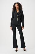 JOSEPH RIBKOFF BLACK PULL ON TROUSERS 263234 226 image
