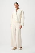 JOSEPH RIBKOFF CREAM DENIM PALAZZO JEAN 264912 4457 226 image
