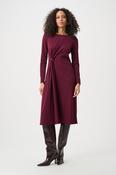 JOSEPH RIBKOFF WINE DRESS 263178 4539 226