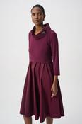 JOSEPH RIBKOFF WINE DRESS 264184 4539 226 image
