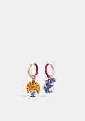 ESSENTIEL ANTWERP WINE KODE EARRINGS WITH CHARMS KODE 226