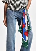 ESSENTIEL ANTWERP GREEN KOLLEGE SQUARE SCARF KOLLEGE 226