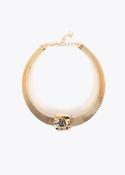 LOLA CASADEMUNT LEOPARD MESH GOLD NECKLACE 2603032 226 image