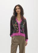 LOLA CASADEMUNT MAITE BLACK FLORAL KNIT MF2611023 226